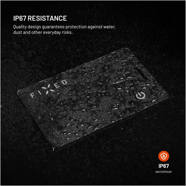 FIXED Tag Card 2 smart tracker s Find My a bezdrôtovým nabíjaním, čierny - Lokátory - Obrázok a48b87106c734225bcee0d50e42506da