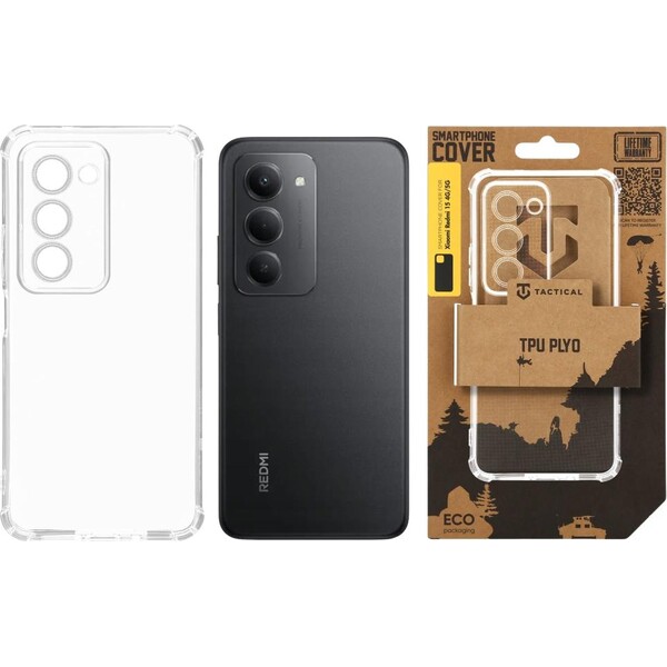 Taktický TPU Plyo kryt Xiaomi Redmi 15 4G/5G priehľadný - Puzdra - Obrázok a48ffb0298bb4ef68d5d9c8ad1a735c4