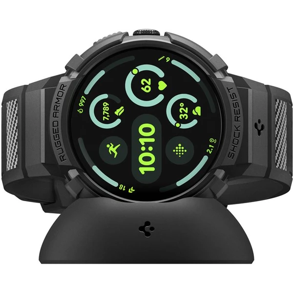 Spigen Rugged Armor kryt Google Pixel Watch 4 41mm matne čierny - Puzdra - Obrázok a491f8580606485db16b133674bde709