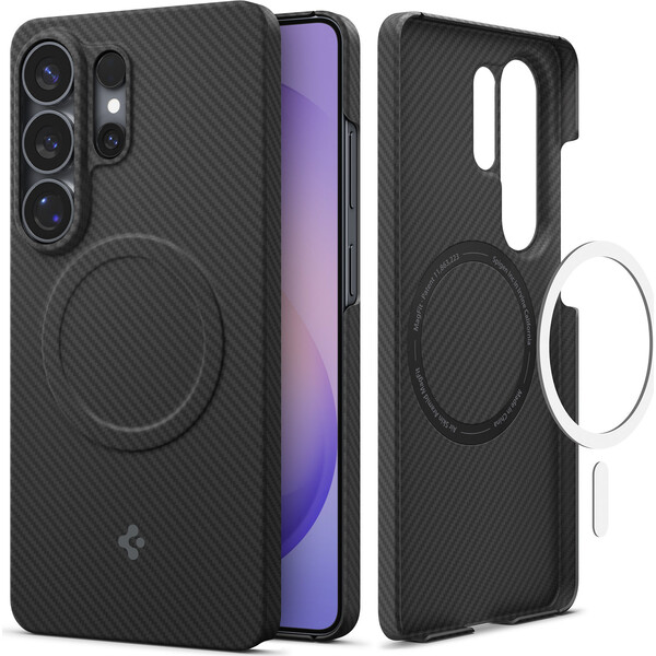 Spigen Air Skin Aramid MagSafe kryt Samsung Galaxy S26 Ultra čierny - Puzdra - Hlavný obrázok