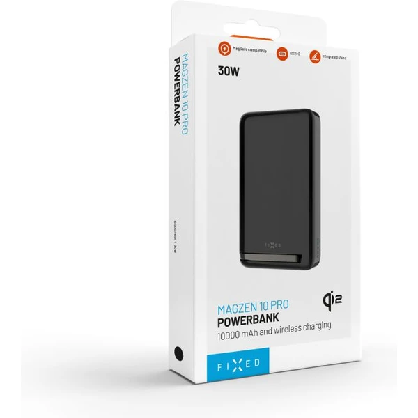 FIXED MagZen 10 Pro Qi2/MagSafe powerbanka, 10000mAh, 15W, čierna - Powerbanky - Obrázok a4bf53b4c43b42d18bf5978a1a91ce13