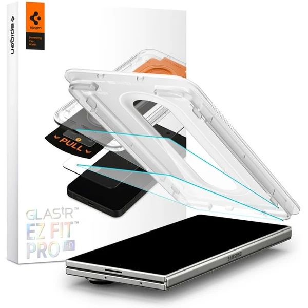 Spigen Glass TR EZ Fit Pre HD sklo Samsung Galaxy Z Fold7 číre (2 ks) - Ochranné fólie a sklo - Hlavný obrázok