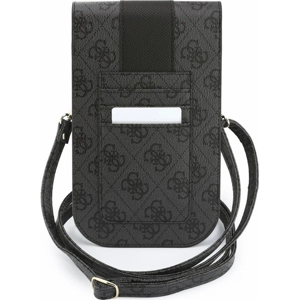 Guess PU 4G Stripe Metal Logo taška na telefon černá - Puzdra - Obrázok a51c280d24884143a951fd689fc70576