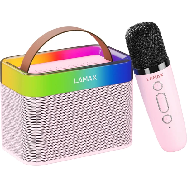 LAMAX KaraokeKid1 detské karaoke ružové - Reproduktory - Hlavný obrázok