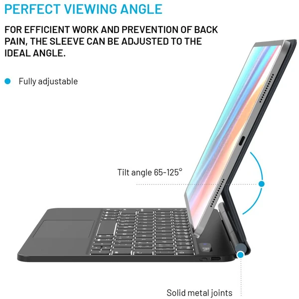 FIXED Typee puzdro s bezdrôtovou klávesnicou iPad Pro 11" (18-22)/iPad Air 11" (20-26), CZ, čierna - Puzdra s klávesnicou - Obrázok a53404c05fd44f1e8cccccdf82bbf666