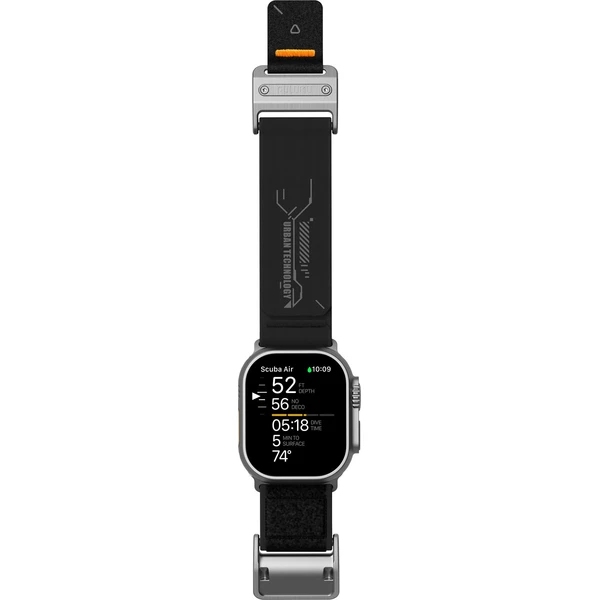 Aulumu A11 Mag Buckle Slim remienok Apple Watch 49/46/45/44/42mm Strieborná pracka/Čierny remienok - Remienky - Obrázok a56c2a9f54af48379ca40677aca25a59