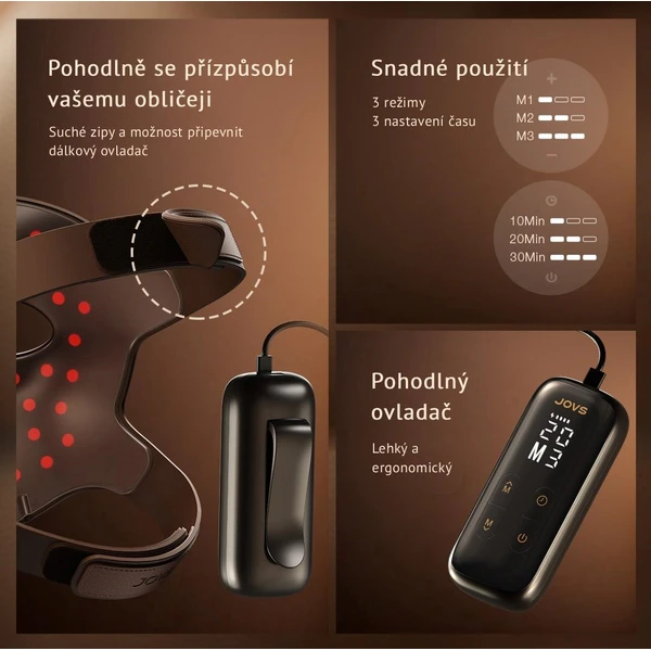 JOVS 4D v2 laserová svetelná terapeutická maska - Čističe pleti - Obrázok a56fa3f58ade4840b54dad14ca3eb742