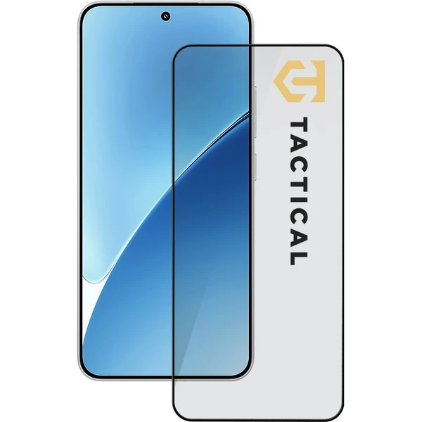Tactical Glass Shield 5D sklo pre Xiaomi 15 5G čierne - Ochranné fólie a sklo - Hlavný obrázok