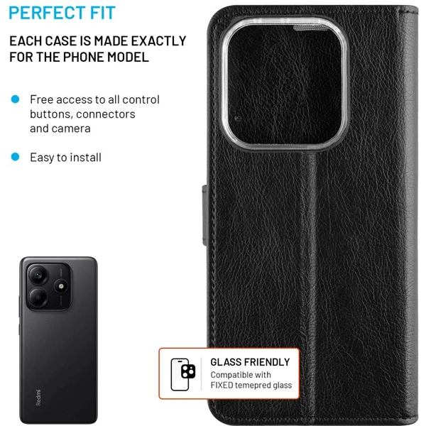 FIXED Opus puzdro Xiaomi Redmi Note 14 5G čierne - Puzdra - Obrázok a582f702969841239778aa9cfaa36bc6