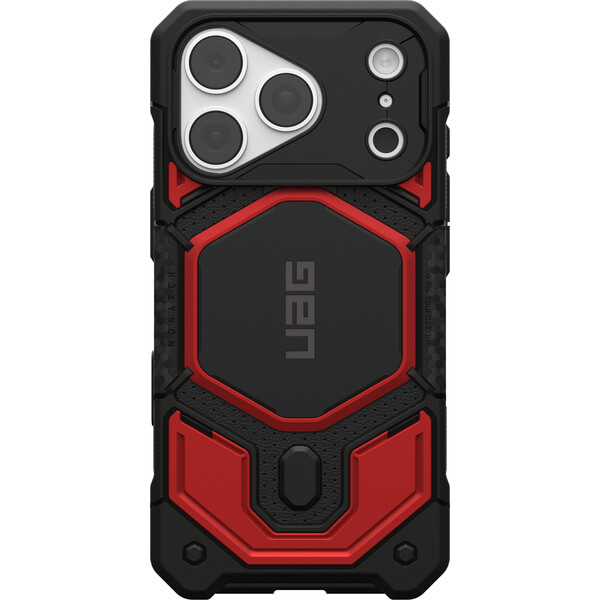 UAG Monarch Pro MagSafe kryt iPhone 18 Pro/17 Pro čierny/červený - Puzdra - Obrázok a58468f204a14c909806725a25b5cfce