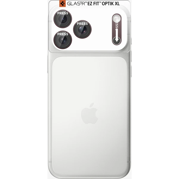 Spigen Glass tR EZ Fit Optik Pro XL 1 Pack sklo na fotoaparát iPhone 18 Pro tmavě vínové - Ochranné fólie a sklo - Obrázok a586f021e4d54fc49fa2bc41e7b80840