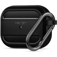 Spigen Rugged Armor puzdro AirPods Pre čierne - Puzdra