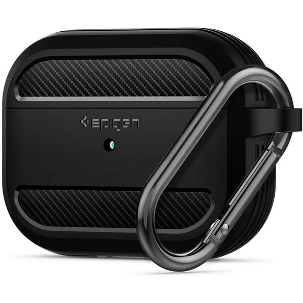 Spigen Rugged Armor puzdro AirPods Pre čierne - Puzdra - Hlavný obrázok