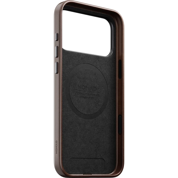 Nomad Traditional Leather (Horween) MagSafe kožený kryt iPhone 17 Pro Max/18 Pro Max Rustic Brown - Puzdra - Obrázok a58a93666b6e4d3a971d9bb6d8429197