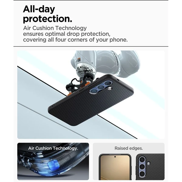 Spigen Liquid Air kryt Samsung Galaxy S25+ čierny - Puzdra - Obrázok a598458d09634cd8a4d35f47653a0752