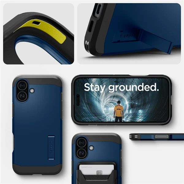 Spigen Tough Armor MagSafe kryt iPhone 16 navy blue - Puzdra - Obrázok a5a52c169d0c48ed9afa72edfb2b39a8