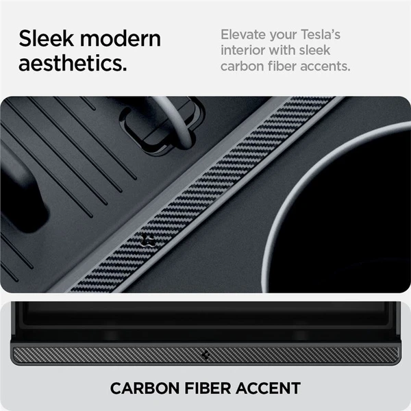 Spigen Console Organizer (Bottom) organizér Tesla Model 3 2024 čierny - Vychytávky - Obrázok a5e9f3e3b54844c587062a7d73ceebef