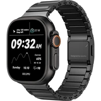Aulumu C01 Hi-Per titánová zliatina remienok Apple Watch Ultra Black - Remienky