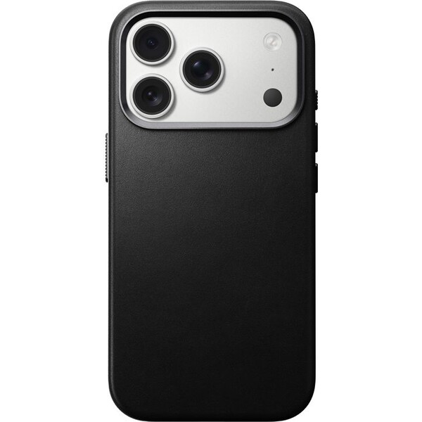 Nomad Traditional Leather Case MagSafe kožený kryt iPhone 17 Pro Black - Puzdra - Obrázok a61369fffc2247fc8286239a1b172d81