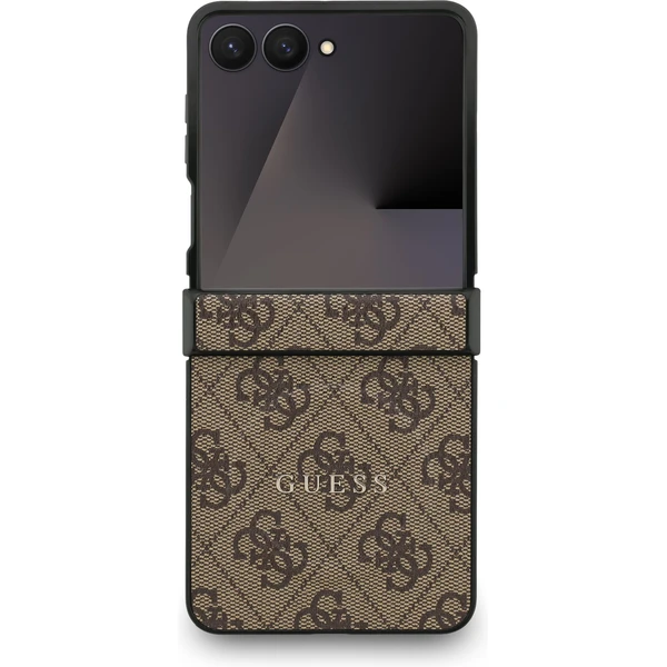 Guess PU Leather 4G Colored Ring Magnetic kryt Samsung Galaxy Z Flip 7 hnedý - Puzdra - Obrázok a619730081bc4f6e83fee251b7ca4d87
