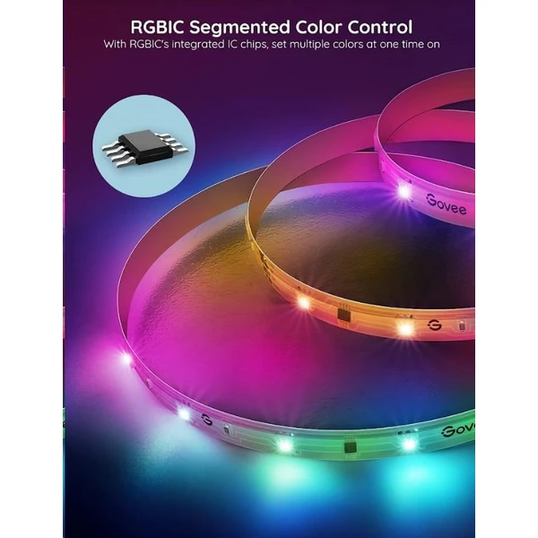Govee WiFi RGBIC Smart PRE LED pásik 10m - LED pásy - Obrázok a63b2fcab4f64a55bc2da7de437b03ff
