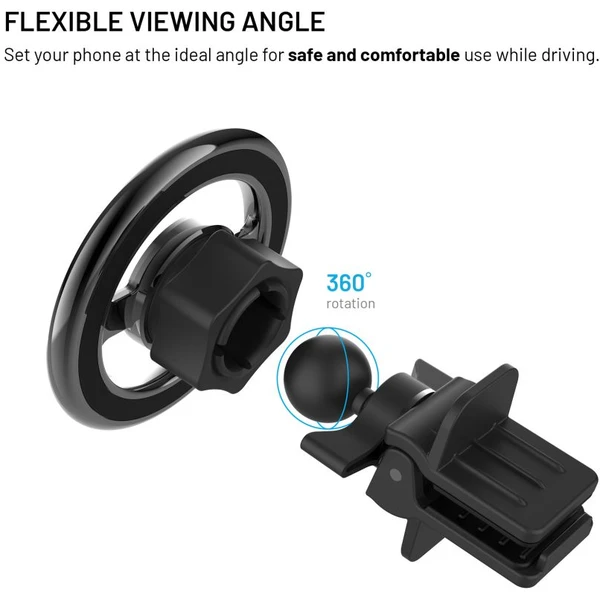 FIXED MagMount Vent MagSafe držiak do ventilácie čierny - Držiaky - Obrázok a64bca1c551843c3b33e65fbea058736