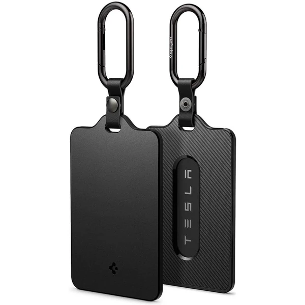Spigen Air Fit Card Holder Case púzdro na kartu Tesla (2 Pack) čierne - Puzdra - Hlavný obrázok