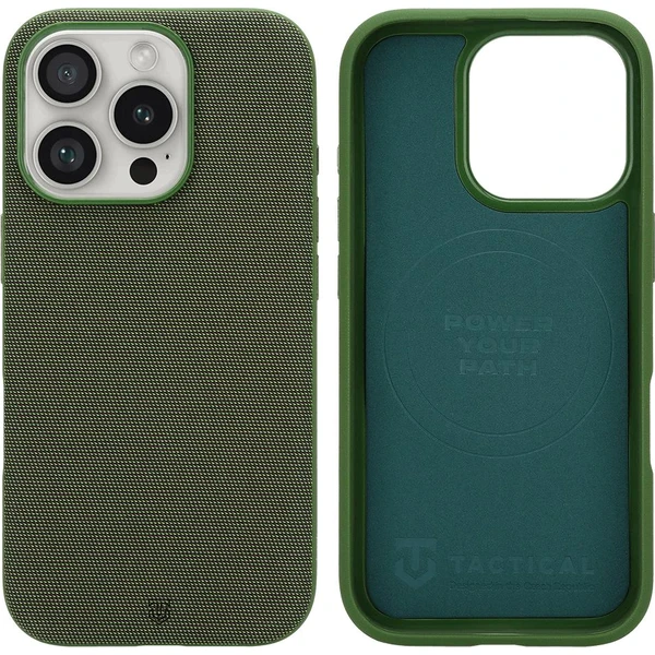 Tactical MagForce WEARe Kryt pro Apple iPhone 16 Pro Forest Green - Puzdra - Obrázok a665738c9a504ea69a2f692b5efa41d6