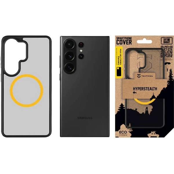 Taktický obal MagForce Hyperstealth 2.0 pre Samsung Galaxy S26 Ultra čierna/žltá - Puzdra - Obrázok a681ff5d00024e2f944c889a02842c49