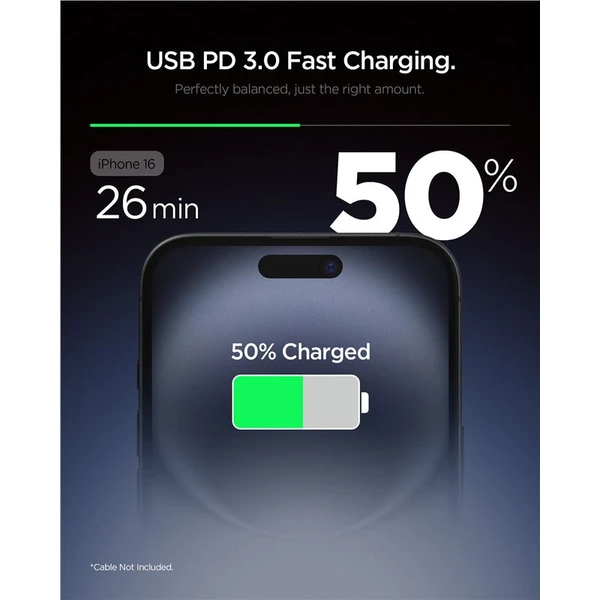 Spigen Essential 20W USB-C nabíjačka (EE201EU) čierna - Nabíjačky - Obrázok a6c8518399bd4ebc9deb1a1ef4991a34