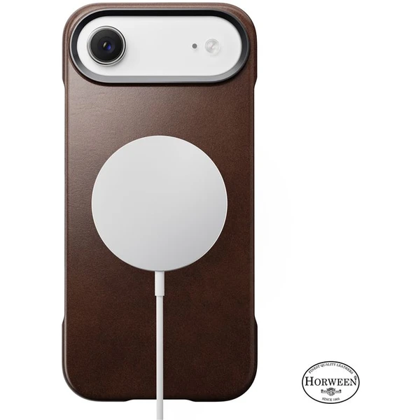 Nomad Traditional Leather Case (Horween) MagSafe kožený kryt iPhone Air Rustic Brown - Puzdra - Obrázok a6e465437c5f4a7a9ee37464ee3a0ee6