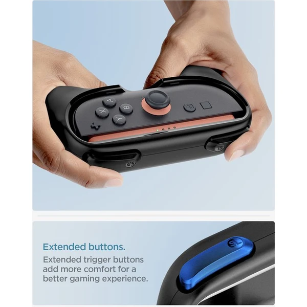 Spigen Joy-Con Grip NS100 držiaky pre Nintendo Switch 2 čierny - Konzolové príslušenstvo - Obrázok a6e57aa7b14d484fba707c98212e2279