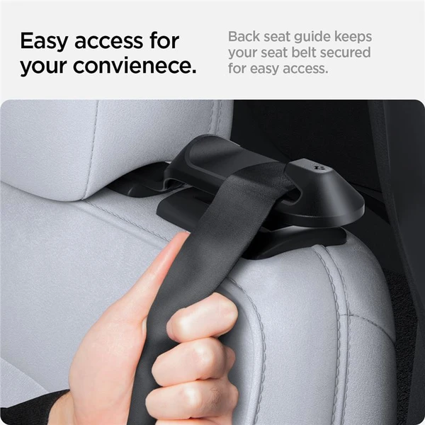 Spigen Backseat Seatbelt Holder držiak bezpečnostného pásu Tesla Model Y čierny - Držiaky - Obrázok a6f91be553204b95be8aa4b98506290c