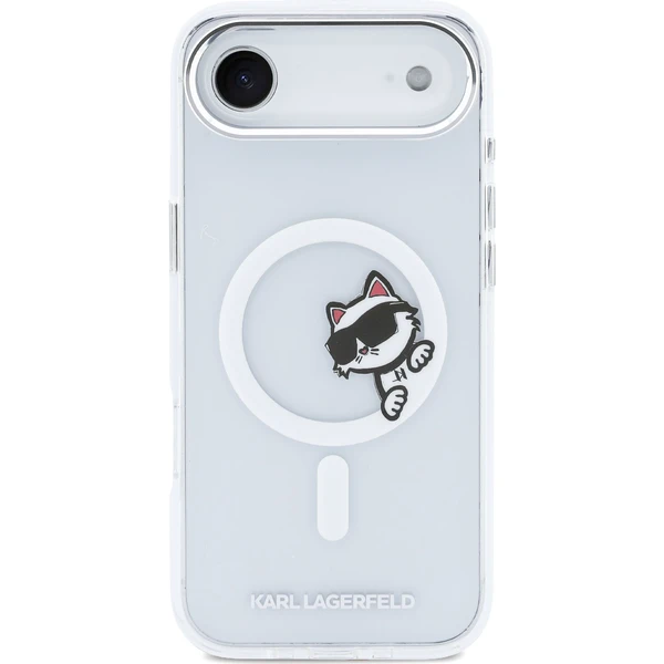 Karl Lagerfeld IML Choupette Peekaboo MagSafe kryt iPhone Air priehľadný - Puzdra - Obrázok a708092e83db43c1aad5457790e27e39