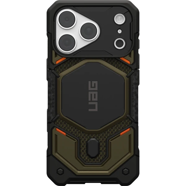 UAG Monarch Pro MagSafe Kevlar kryt iPhone 18 Pro/17 Pro zelený - Puzdra - Obrázok a72bb6667cc44cb8819087b073061535