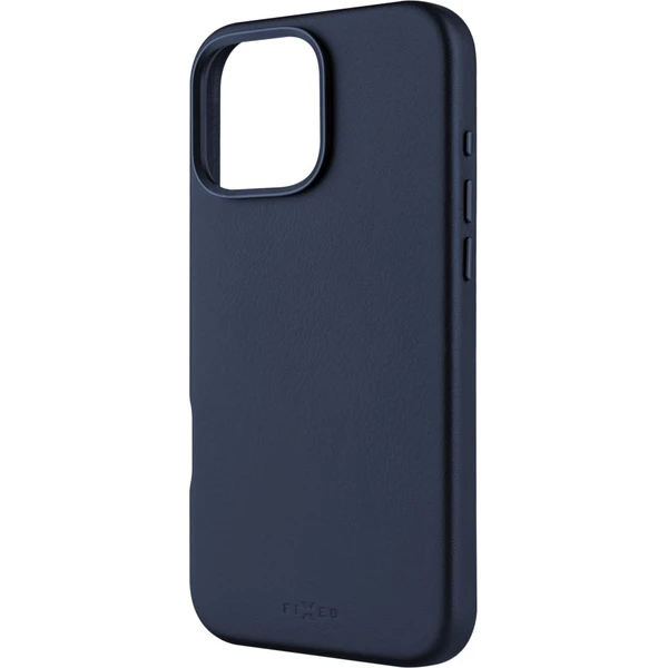 FIXED MagLeather kožený kryt s MagSafe Apple iPhone 16 Pro Max modrý - Puzdra - Hlavný obrázok