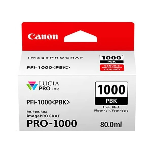 Canon PFI-1000PBK cartridge foto čierna - Cartridge - Hlavný obrázok