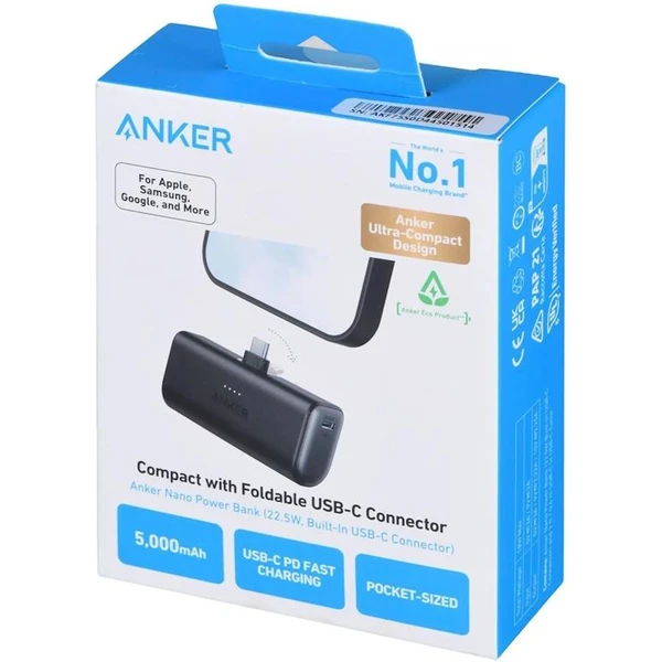 Anker Nano powerbanka (5000mAh) 22,5 W čierna - Powerbanky - Obrázok a7aad377c77b4074a08806dfaef130bc