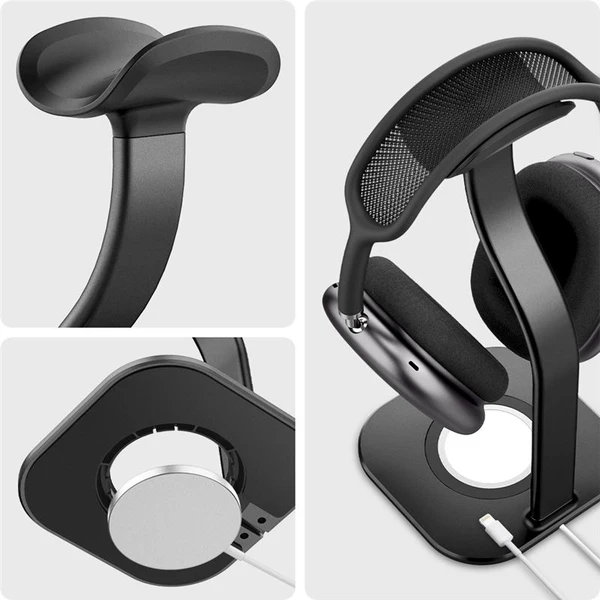 Spigen Nanotac™ AirPods Max Stojan (MagFit) hliníkový stojan čierny - Stojany - Obrázok a7bafe5b26f7460ba45963dfd1e2ed6b