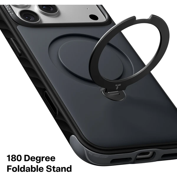 Torras Ostand Q3 Rugg, čierna - iPhone 2026 Pro - Puzdra - Hlavný obrázok