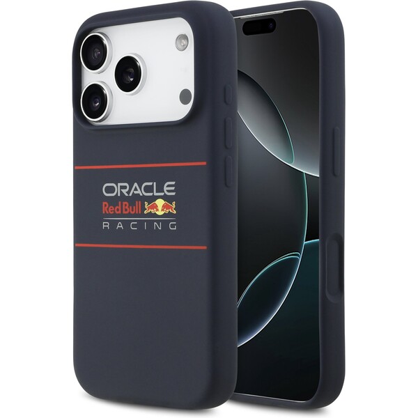 E-shop Oracle Red Bull Silicone Horizontal Logo MagSafe kryt iPhone 17 Pro Max modrý
