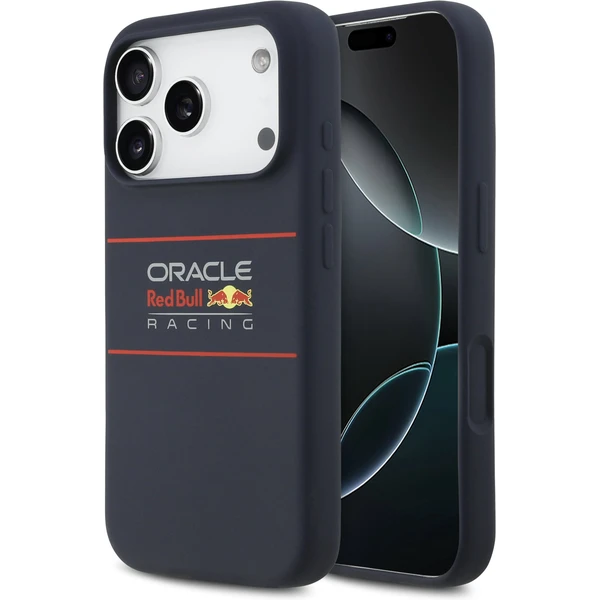 Oracle Red Bull Silicone Horizontal Logo MagSafe kryt iPhone 17 Pro Max modrý - Puzdra - Hlavný obrázok