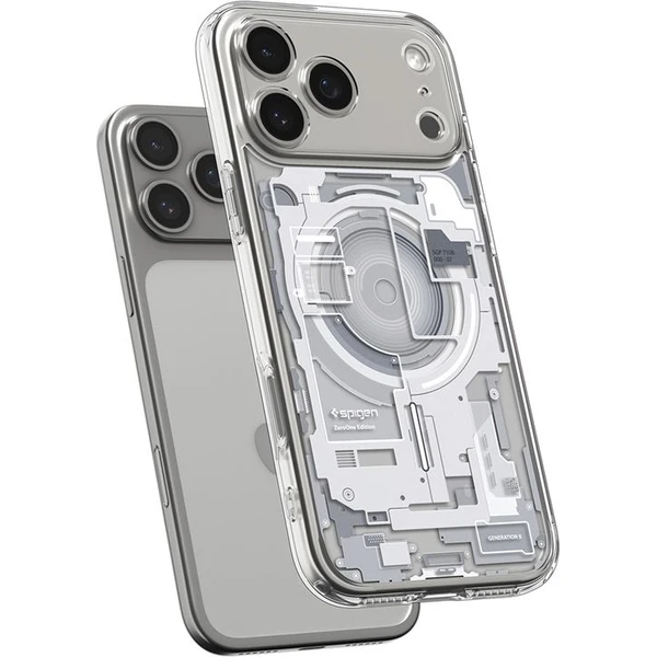 Spigen Ultra Hybrid MagSafe kryt iPhone 17 Pro zero one white - Puzdra - Obrázok a8044cbd465b4826bb058abe8645b9ad
