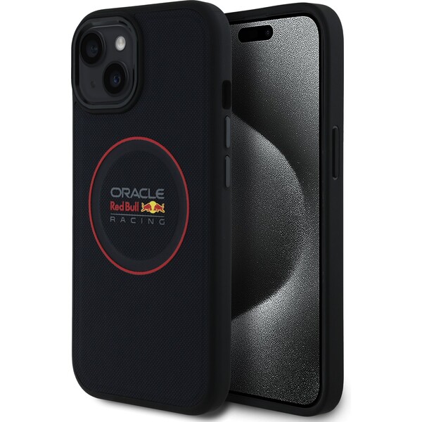 E-shop Oracle Red Bull Racing PU Leather Red Ring MagSafe kryt iPhone 14 modrý
