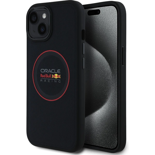Oracle Red Bull Racing PU Leather Red Ring MagSafe kryt iPhone 14 modrý - Puzdra - Hlavný obrázok