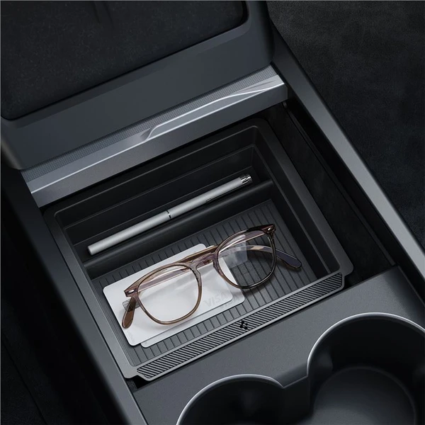 Spigen Sliding Console Organizer (Bottom) Tesla Model 3 (2024) čierny - Vychytávky - Obrázok a83fc296670e4e408562b8daa4a2a4f1