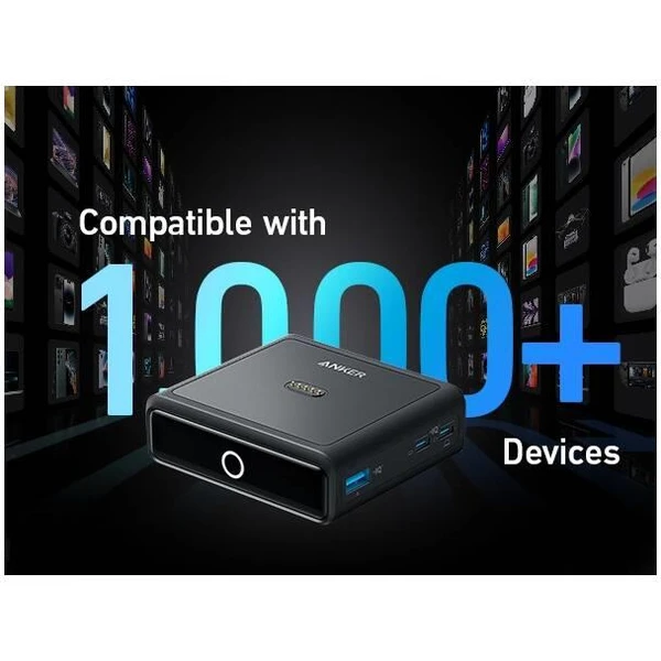 Anker nabíjacia stanica 100W 2xUSB-C, 1xUSB, 1xkonektor pre Prime powerbanku čierna - Nabíjačky - Obrázok a842440078824d7695c433ae13db78fe