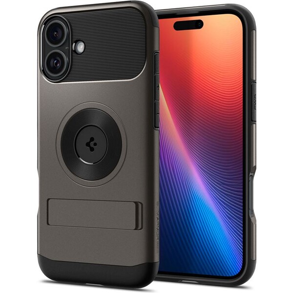 E-shop Spigen Slim Armor MagSafe kryt iPhone 16 gunmetal