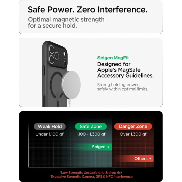 Spigen Ultra Hybrid MagSafe kryt iPhone 18 Pro Max/17 Pro Max mrazivo čierny - Puzdra - Obrázok a87642daa4a645308ac432e87977bb25