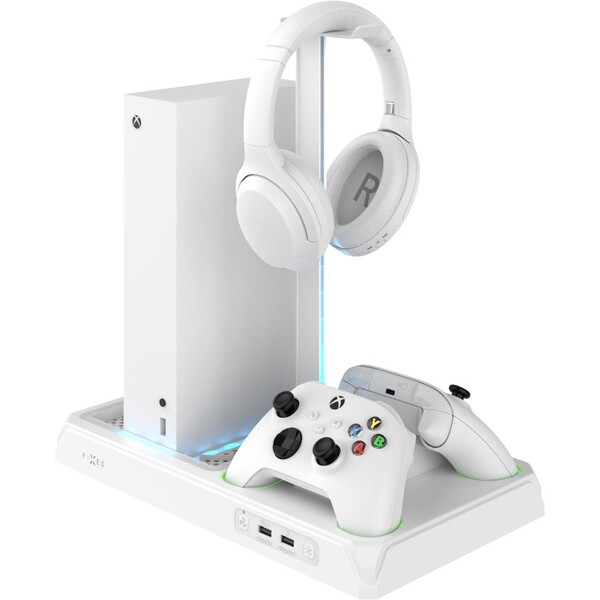 FIXED nabíjacia stanica pre Xbox Series X/S s odvetrávaním, biela